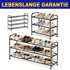 Schuhregal 2/3/4 Ebenen Metall