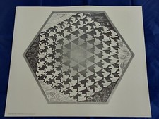 M.C. Escher "Verbum" ca. 64 x