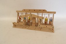 ANTIK Erzgebirge Miniatur Kahnschaukel Schiffsschaukel Jahrmarkt Seiffen um 1910