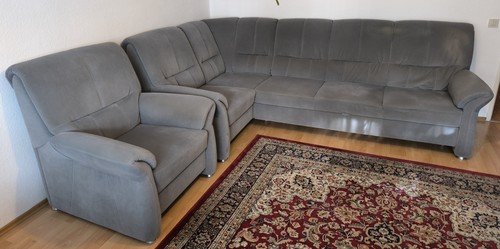 Ecksofa mit schlaffunktion - , +