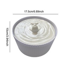 Keramik-Katzen-Wasserbrunnen, Porzellan, automatisch, für mehrere Haustiere,