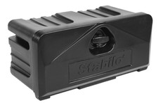 STABILO Deichselbox mit Schloss Werkzeugkasten Gurtkiste Staukasten 533x253x300m