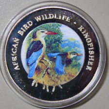 Äquatorial Guinea 7000 Francos 1994 Silber "Kingfisher" F#6233 Nur 1000