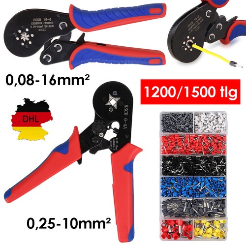16mm crimpzange - 0,08-16mm²,