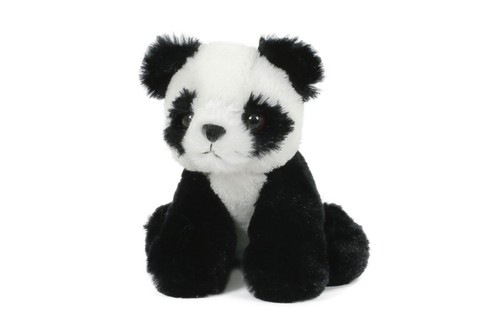 Kleiner panda bär sitzend - kleiner, panda-bär