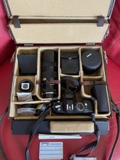 Konica FS-1 Spiegelreflexkamera mit Teleobjektiv Komplettset Im Koffer