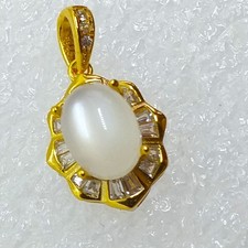 ECHTER weißer Mondstein