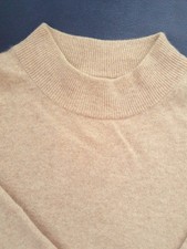 C&A Kaschmir Pullover, ca. Gr. 44, beige