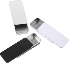 3 Kleine Metalldosen Deckel Tragbare Mini Aufbewahrungsbox Blechdose