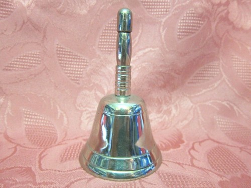 Tischglocke silberfarben - , h