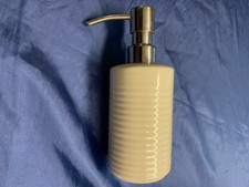 Seifenspender Spender Flüssigseife Lotion Porzellan weiß TCM