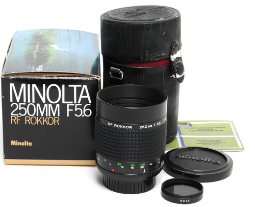 Minolta rokkor 6 250mm - rokkor, 5,6/250mm