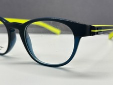 Dilem Brille Damen Rund Grau blau panto neon gelb  Wechselbügel 1EC25