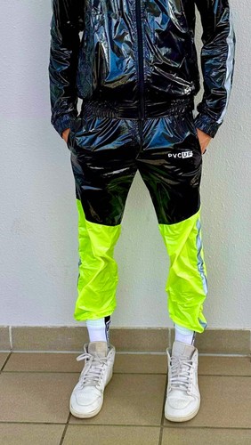 Shiny nylon pants - shiny,