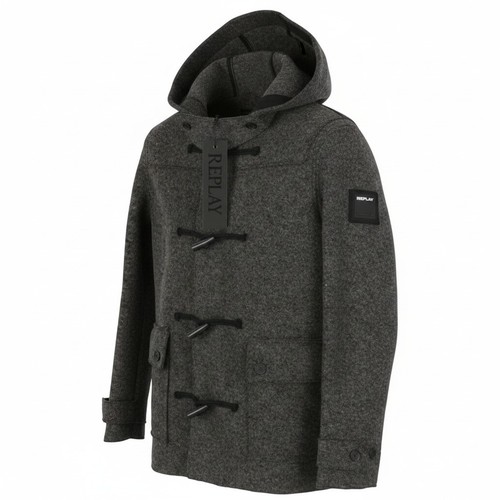 Replay herren mantel grau - mantel,