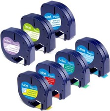7PK Dymo Letra tag Refills