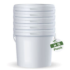 5 x 10L Set Eimer mit Deckel