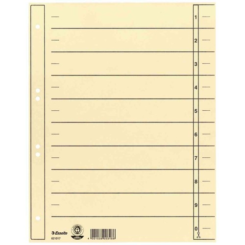 Esselte trennblätter 621017 - esselte,