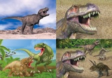 Ansichtskarte dinosaurier - ansichtskarte,