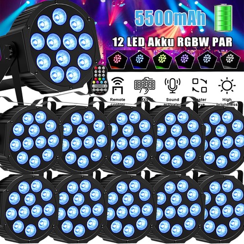 10x 5500mah rgbw led akku - 12,