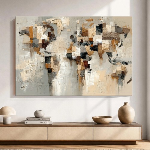 Leinwand bilder xxl weltkarte - bilder,