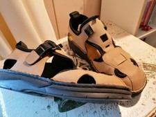 RIEKER DAMEN KOMFORT Leder-SANDALEN  KLETTVERSCHLUSS GR:41 BEIGE