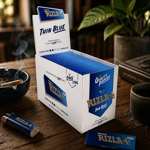 Rizla thin blue blättchen - rizla, 100