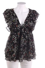 H&M Kurzarm-Bluse M Schwarz