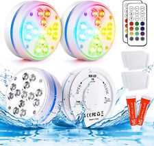 Pool-Lichter LED Farbwechsel IP68 Schwimmbad Poolleuchten Batteriebetri.  (2.35)