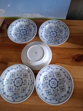 Winterling Indisch blau 5 Suppenteller   22,5 cm H: 3,5 cm