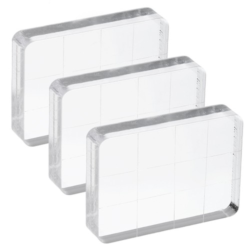 Acryl-Stempelblock,3er-Pack,re