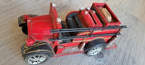 Feuerwehrauto deko spardose - feuerwehrauto,