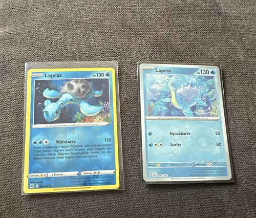 Pokémon tcg lapras karten - 2x,
