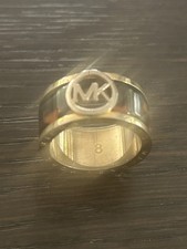 Gold Ring MICHAEL KORS Siegelring  Gr. 8 Modern Logo-Print
