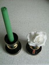 2 Kerzenhalter / Blumenvasen -