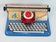 alte Kinderschreibmaschine "Arex Imperial" Blechspielzeug Tipp & Co Nürnberg OVP