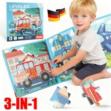 Magnetische Puzzle für Kinder,Verkehr Kinderpuzzle ab 3 Jahre Magnetische Puzzle