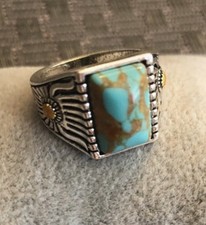 Mutiger Ring in Türkisoptik -