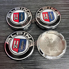 4x Für ALPINA 56MM Auto Alufelge Wheel Emblem Nabenkappen Nabendeckel Radkappen