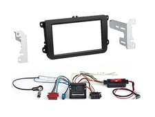 Radioeinbauset Doppel DIN Blende Adapter für VW Touran 1T ab 03 incl Canbus LFB