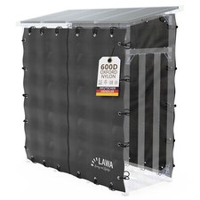 2 Planen Kaminholzregal