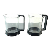 BODUM Teegläser Teeglas Tassen Glas 2er Set 8,5 cm schwarz