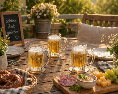 Bitburger bierkrüge 6er set - bierkrüge,