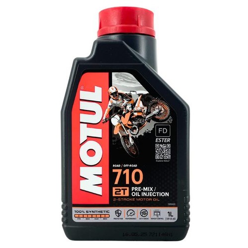 Motoröl motul 710 - 2t, liter