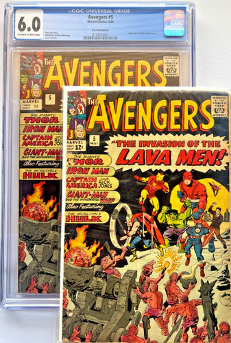 Avengers cgc 6 0 - =avengers=#5,