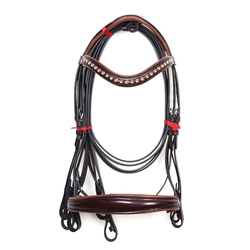 Premium leder weymouth trense - leder,