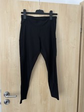 Crane Damen Sport Fitness Leggings Gr M Schwarz Hose Yoga