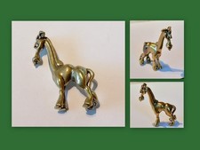 Messing Figur Pferd modern