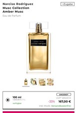 Amber Musc Narciso Rodriguez eau de Parfum 100 ml