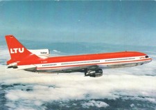 AK TriStar L-1011-1  Flugzeug LTU, Airliner Postcard